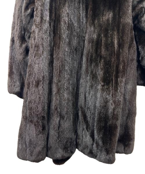 VALENTINO（ヴァレンティノ）VALENTINO (ヴァレンティノ) BLACKGLAMA (ブラックグラマ) ミンクコート ブラウン サイズ:FREEの古着・服飾アイテム