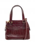 MARCO MASIマルコマージ）の古着「巾着ショルダーバッグ」｜ホワイト×ブラック