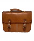 Herzヘルツ）の古着「レザーショルダーバッグ」｜ブラウン