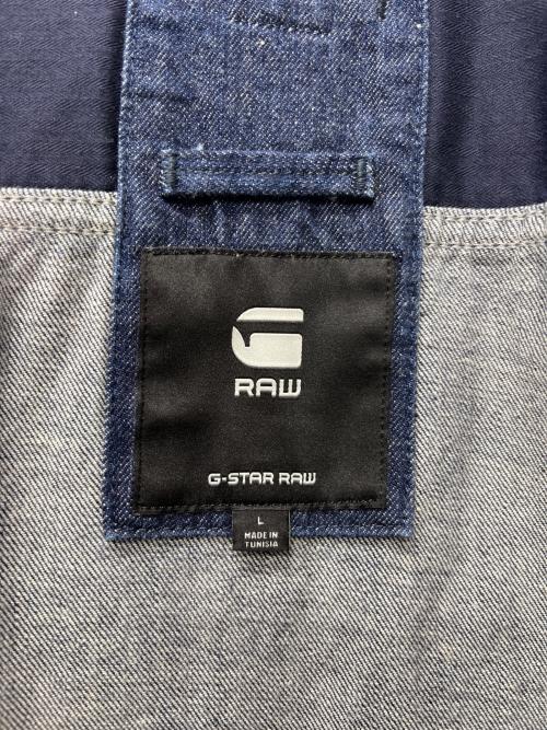 G-STAR RAW（ジースターロゥ）G-STAR RAW (ジースターロゥ) デニムカバーオール ブルー サイズ:Ｌの古着・服飾アイテム