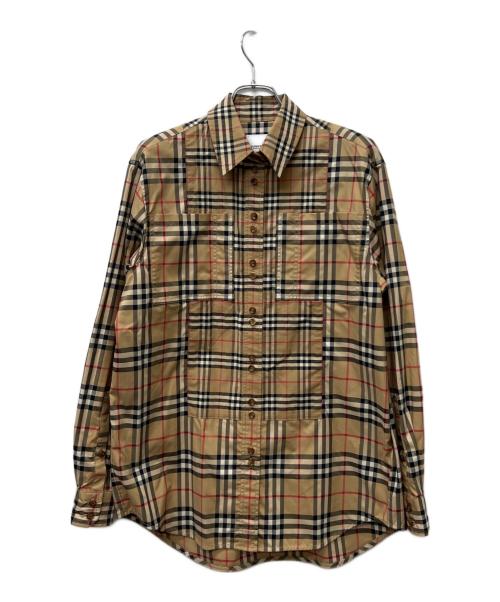 BURBERRY（バーバリー）BURBERRY (バーバリー) 長袖シャツ ベージュ サイズ:UK4の古着・服飾アイテム