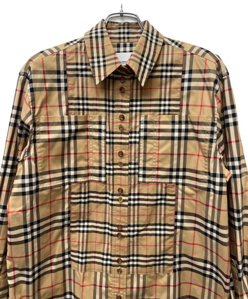 BURBERRY（バーバリー）BURBERRY (バーバリー) 長袖シャツ ベージュ サイズ:UK4の古着・服飾アイテム