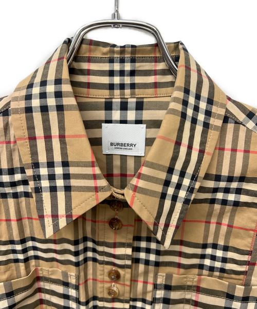 BURBERRY（バーバリー）BURBERRY (バーバリー) 長袖シャツ ベージュ サイズ:UK4の古着・服飾アイテム