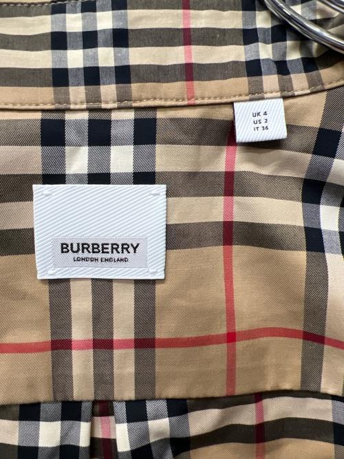 BURBERRY（バーバリー）BURBERRY (バーバリー) 長袖シャツ ベージュ サイズ:UK4の古着・服飾アイテム