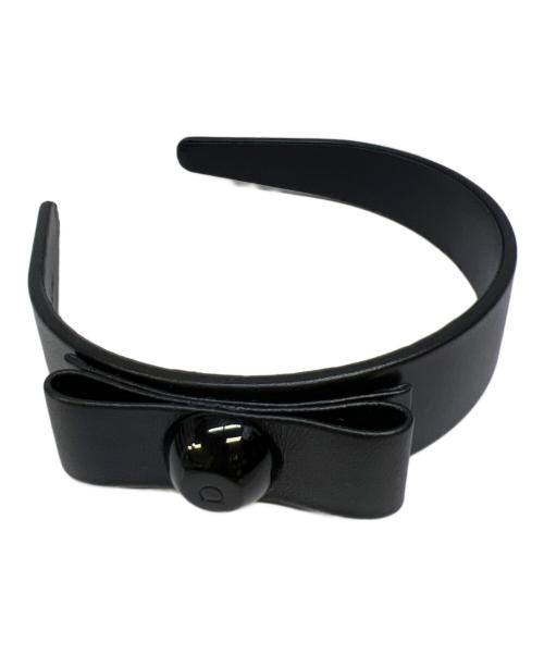 Ferragamo（フェラガモ）Ferragamo (フェラガモ) カチューシャ ブラックの古着・服飾アイテム