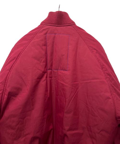 BURBERRY（バーバリー）BURBERRY (バーバリー) リバーシブルボンバージャケット レッド サイズ:Ｓの古着・服飾アイテム