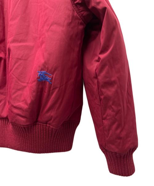 BURBERRY（バーバリー）BURBERRY (バーバリー) リバーシブルボンバージャケット レッド サイズ:Ｓの古着・服飾アイテム