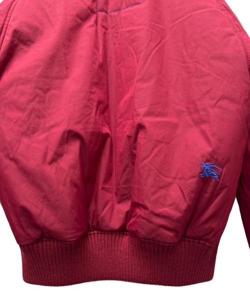BURBERRY（バーバリー）BURBERRY (バーバリー) リバーシブルボンバージャケット レッド サイズ:Ｓの古着・服飾アイテム