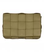 BOTTEGA VENETAボッテガベネタ）の古着「レザーショルダーバッグ」｜ベージュ