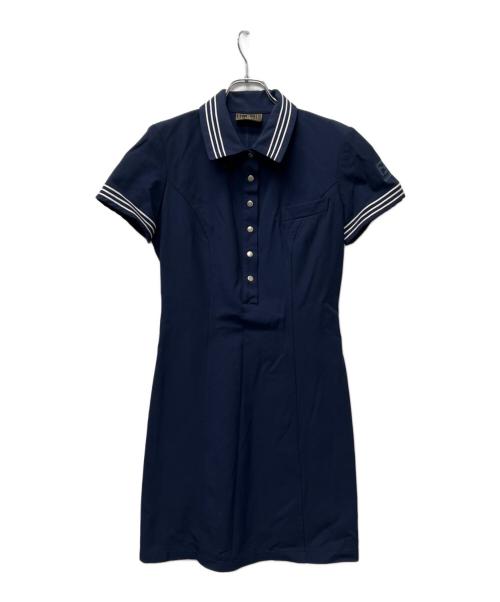 FENDI（フェンディ）FENDI (フェンディ) 半袖ワンピース ネイビー サイズ:４２の古着・服飾アイテム