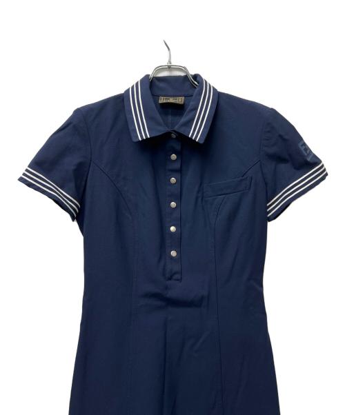 FENDI（フェンディ）FENDI (フェンディ) 半袖ワンピース ネイビー サイズ:４２の古着・服飾アイテム