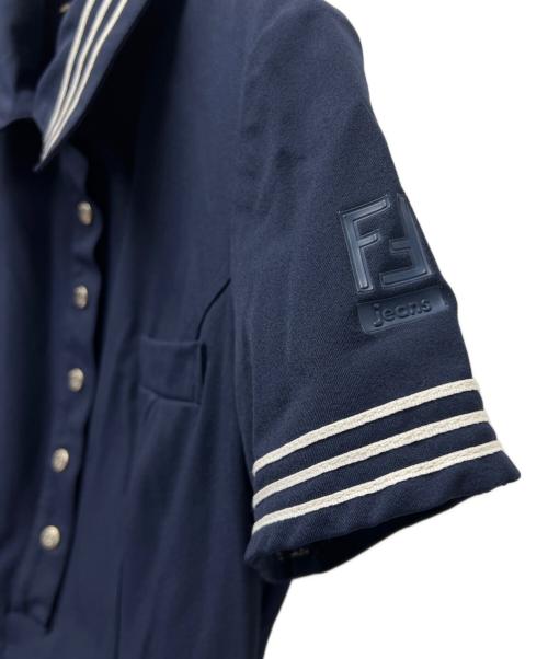FENDI（フェンディ）FENDI (フェンディ) 半袖ワンピース ネイビー サイズ:４２の古着・服飾アイテム