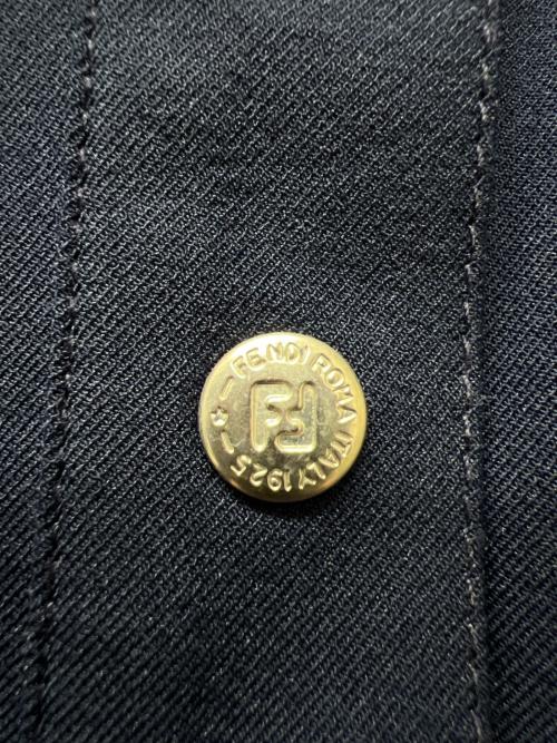 FENDI（フェンディ）FENDI (フェンディ) 半袖ワンピース ネイビー サイズ:４２の古着・服飾アイテム