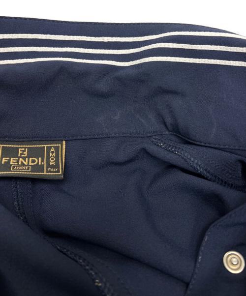 FENDI（フェンディ）FENDI (フェンディ) 半袖ワンピース ネイビー サイズ:４２の古着・服飾アイテム