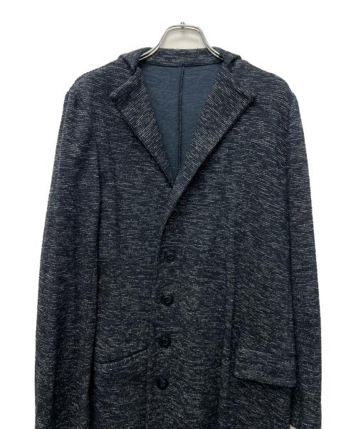 Y's（ワイズ）Y's (ワイズ) アシンメトリーコート ネイビー サイズ:２の古着・服飾アイテム