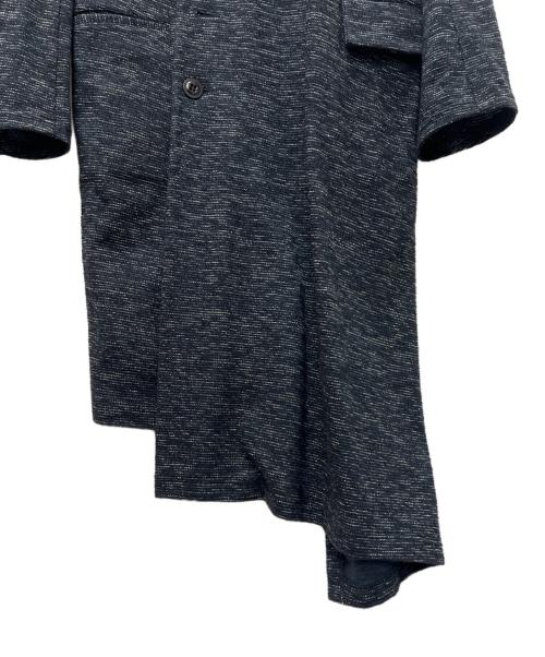 Y's（ワイズ）Y's (ワイズ) アシンメトリーコート ネイビー サイズ:２の古着・服飾アイテム