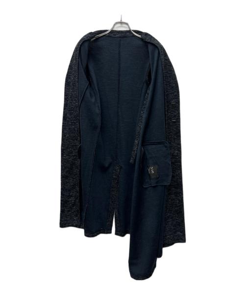 Y's（ワイズ）Y's (ワイズ) アシンメトリーコート ネイビー サイズ:２の古着・服飾アイテム