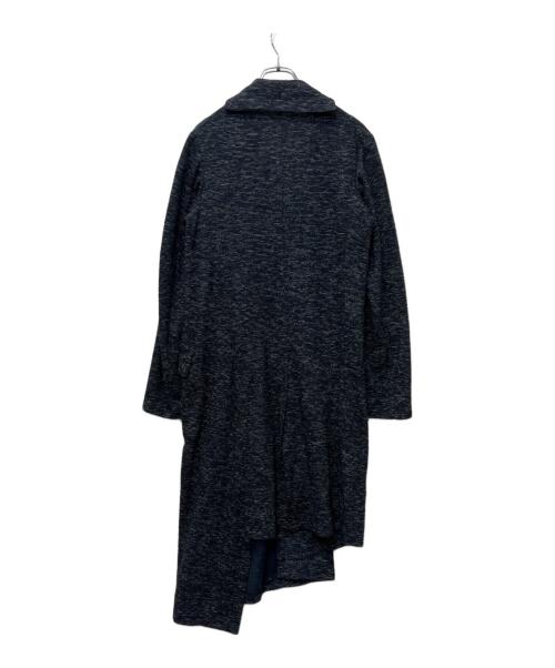 Y's（ワイズ）Y's (ワイズ) アシンメトリーコート ネイビー サイズ:２の古着・服飾アイテム