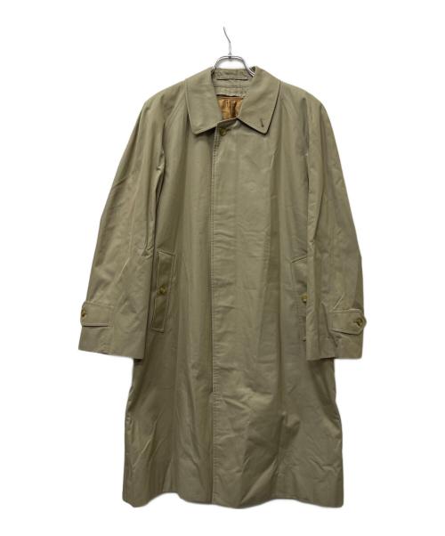Burberry's（バーバリー）Burberry's (バーバリー) ステンカラーコート オリーブ×ベージュ サイズ:Ｓの古着・服飾アイテム