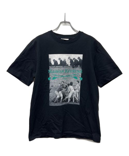 maison kitsune（メゾンキツネ）maison kitsune (メゾンキツネ) 半袖カットソー ブラック サイズ:Ｓの古着・服飾アイテム