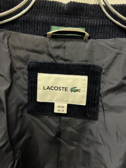 LACOSTE（ラコステ）LACOSTE (ラコステ) コーデュロイジャケット ネイビー サイズ:Mの古着・服飾アイテム