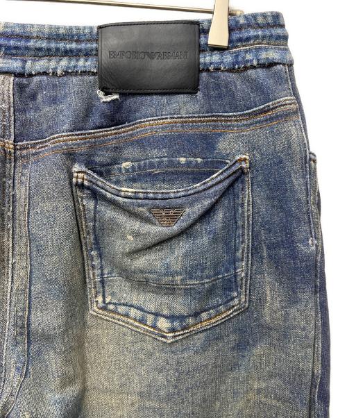 EMPORIO ARMANI（エンポリオ アルマーニ）EMPORIO ARMANI (エンポリオ アルマーニ) スウェットパンツ インディゴ サイズ:ＸＬの古着・服飾アイテム