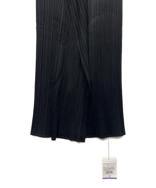 PLEATS PLEASE（プリーツプリーズ）PLEATS PLEASE (プリーツプリーズ) ホルターネックワンピース ブラック サイズ:２の古着・服飾アイテム