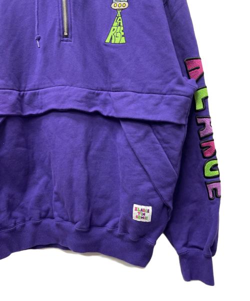 X-LARGE（エクストララージ）X-LARGE (エクストララージ) ハーフジップパーカー パープル サイズ:Mの古着・服飾アイテム
