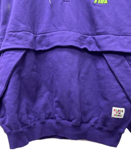 X-LARGE（エクストララージ）X-LARGE (エクストララージ) ハーフジップパーカー パープル サイズ:Mの古着・服飾アイテム