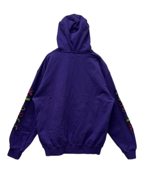 X-LARGE（エクストララージ）X-LARGE (エクストララージ) ハーフジップパーカー パープル サイズ:Mの古着・服飾アイテム