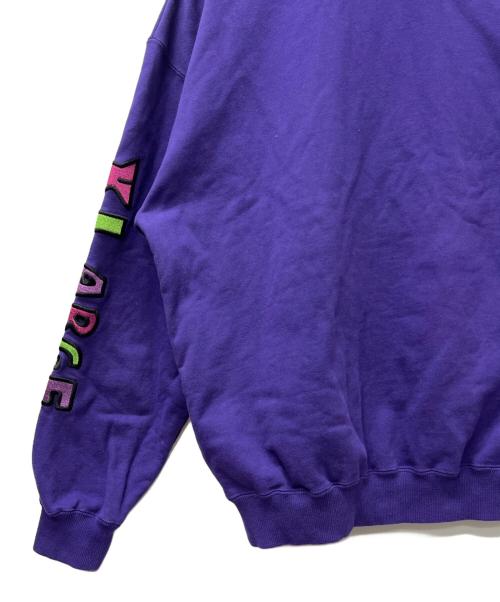 X-LARGE（エクストララージ）X-LARGE (エクストララージ) ハーフジップパーカー パープル サイズ:Mの古着・服飾アイテム
