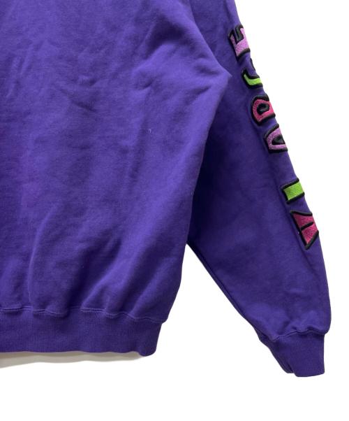 X-LARGE（エクストララージ）X-LARGE (エクストララージ) ハーフジップパーカー パープル サイズ:Mの古着・服飾アイテム