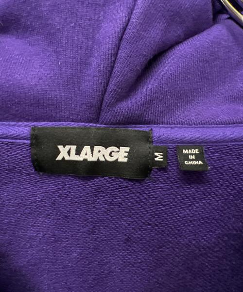 X-LARGE（エクストララージ）X-LARGE (エクストララージ) ハーフジップパーカー パープル サイズ:Mの古着・服飾アイテム