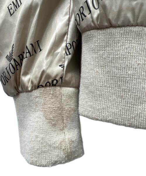 EMPORIO ARMANI（エンポリオ アルマーニ）EMPORIO ARMANI (エンポリオ アルマーニ) ロゴジップジャケット ベージュ サイズ:５０の古着・服飾アイテム