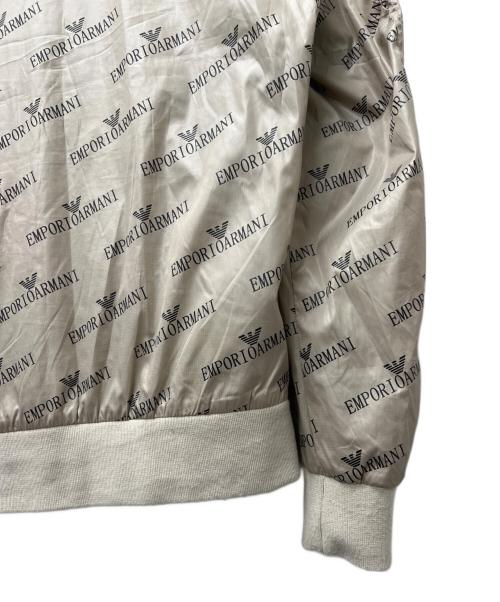 EMPORIO ARMANI（エンポリオ アルマーニ）EMPORIO ARMANI (エンポリオ アルマーニ) ロゴジップジャケット ベージュ サイズ:５０の古着・服飾アイテム