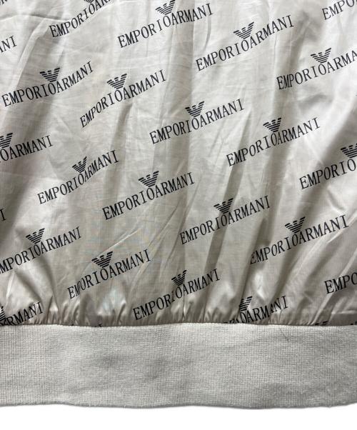 EMPORIO ARMANI（エンポリオ アルマーニ）EMPORIO ARMANI (エンポリオ アルマーニ) ロゴジップジャケット ベージュ サイズ:５０の古着・服飾アイテム