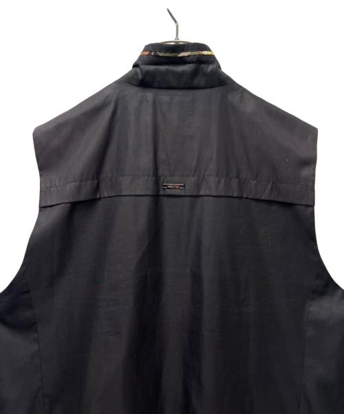 LEONARD（レオナール）LEONARD (レオナール) ジップベスト ブラック×オレンジ サイズ:42の古着・服飾アイテム