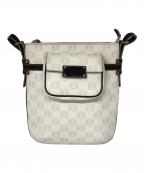 LOEWEロエベ）の古着「アナグラムショルダーバッグ」｜ホワイト×ブラウン