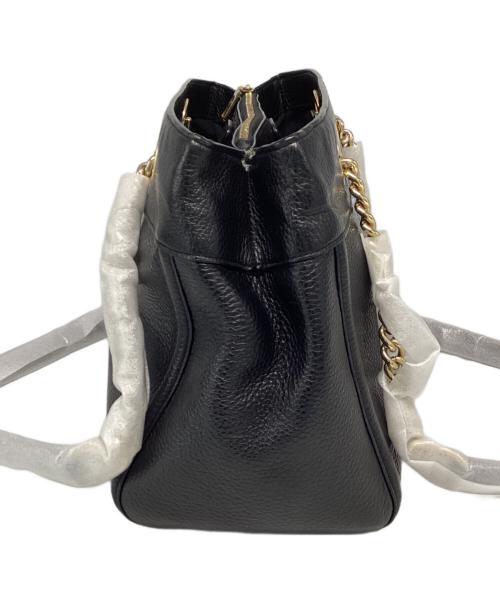 COACH（コーチ）COACH (コーチ) チェーンショルダートートバッグ ブラックの古着・服飾アイテム
