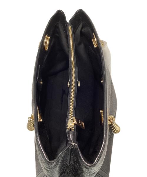 COACH（コーチ）COACH (コーチ) チェーンショルダートートバッグ ブラックの古着・服飾アイテム