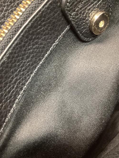 COACH（コーチ）COACH (コーチ) チェーンショルダートートバッグ ブラックの古着・服飾アイテム