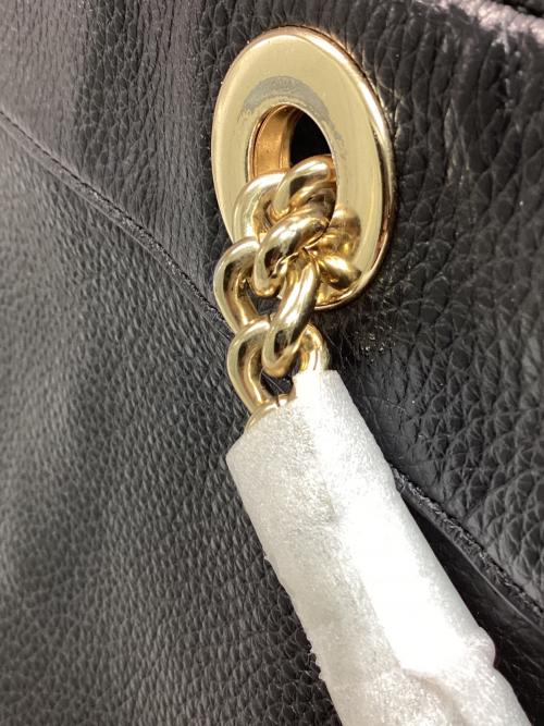 COACH（コーチ）COACH (コーチ) チェーンショルダートートバッグ ブラックの古着・服飾アイテム
