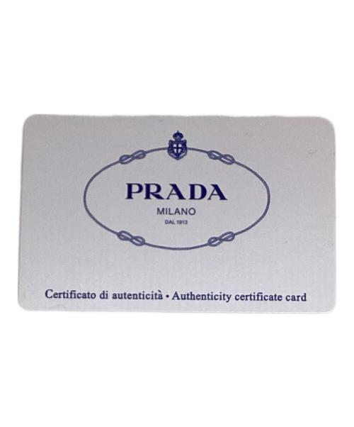 PRADA（プラダ）PRADA (プラダ) 2つ折り財布 ブラックの古着・服飾アイテム