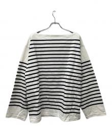 OUTIL（ウティ）の古着「バスクシャツ」｜ブラック×ホワイト