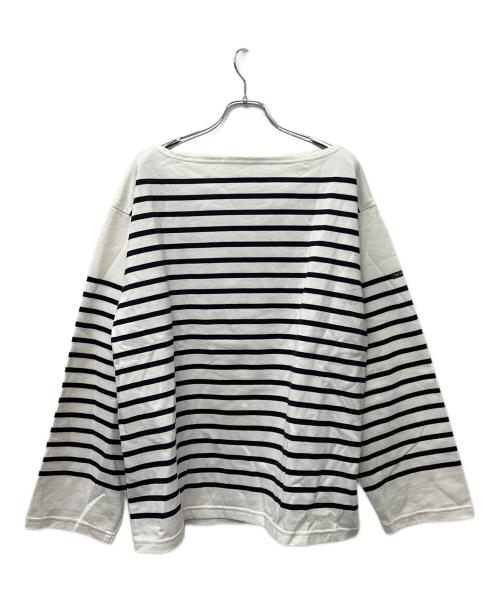 OUTIL（ウティ）OUTIL (ウティ) バスクシャツ ブラック×ホワイト サイズ:０の古着・服飾アイテム
