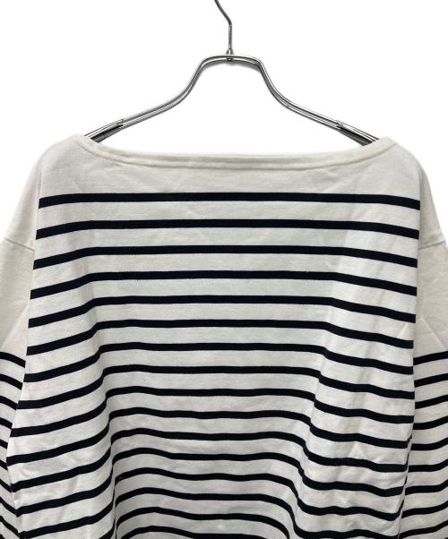 OUTIL（ウティ）OUTIL (ウティ) バスクシャツ ブラック×ホワイト サイズ:０の古着・服飾アイテム