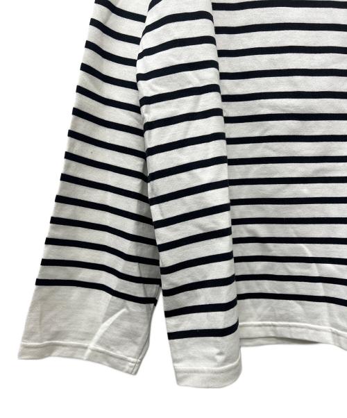 OUTIL（ウティ）OUTIL (ウティ) バスクシャツ ブラック×ホワイト サイズ:０の古着・服飾アイテム