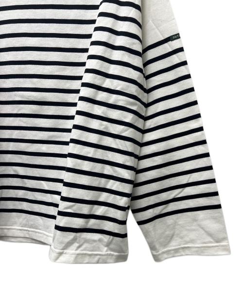 OUTIL（ウティ）OUTIL (ウティ) バスクシャツ ブラック×ホワイト サイズ:０の古着・服飾アイテム