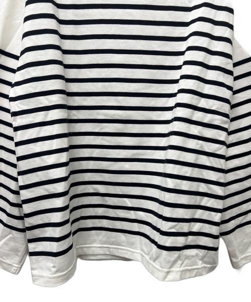 OUTIL（ウティ）OUTIL (ウティ) バスクシャツ ブラック×ホワイト サイズ:０の古着・服飾アイテム