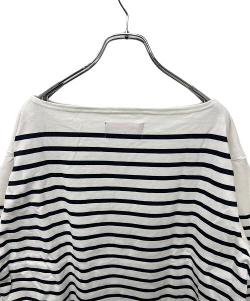 OUTIL（ウティ）OUTIL (ウティ) バスクシャツ ブラック×ホワイト サイズ:０の古着・服飾アイテム